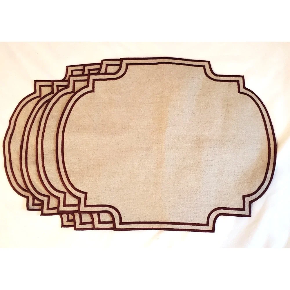 Williams Sonoma Set of 4 Linen Blend Placemats 19